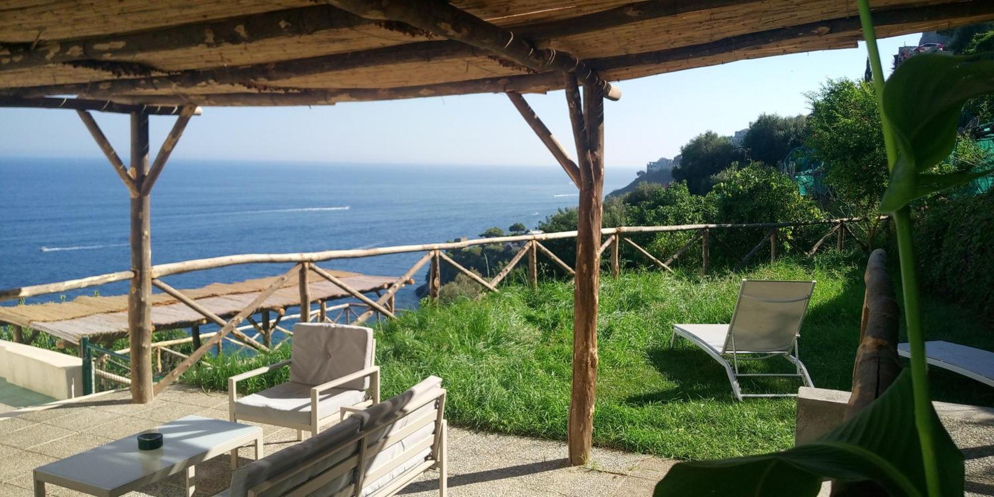Ferienwohnung Sea Breeze House Amalfi Exterior foto